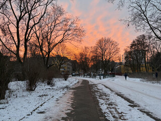 sonnenaufgang &uuml;ber der togostrasse