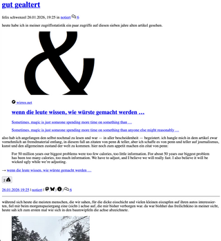 screenshot des chrome browsers der gerade wirres.net ohne CSS anzeigt