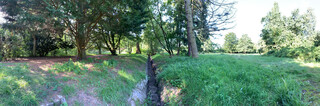 panoramabild vom kienhorstpark nahe dem paracelsus-bad